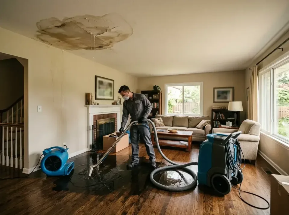 attic-pipe-burst-ceiling-drip-008 — frequently asked questions, Water Damage Restoration & Carpet Care in Golden Beach, MD